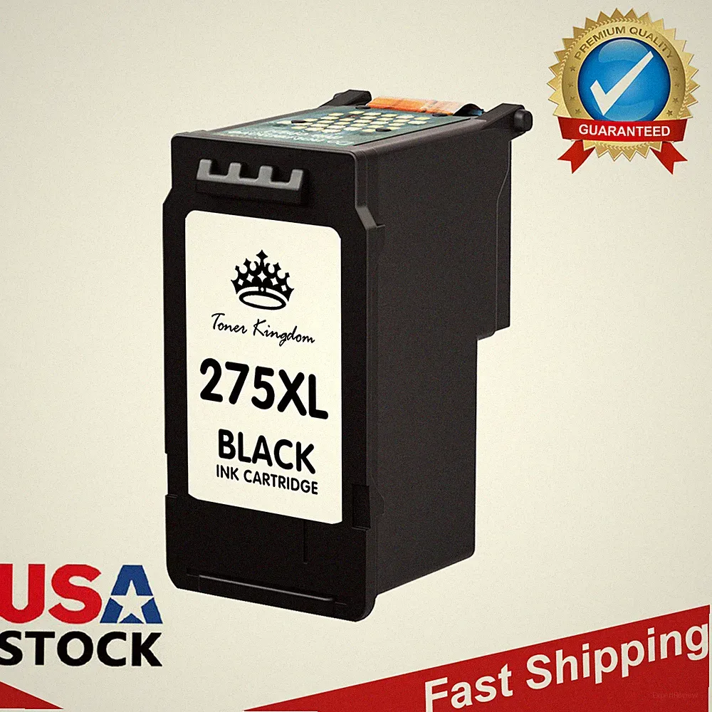 1-Pack PG-275XL Black Ink compatible with Canon PIXMA TR4720 TS3520 Printer