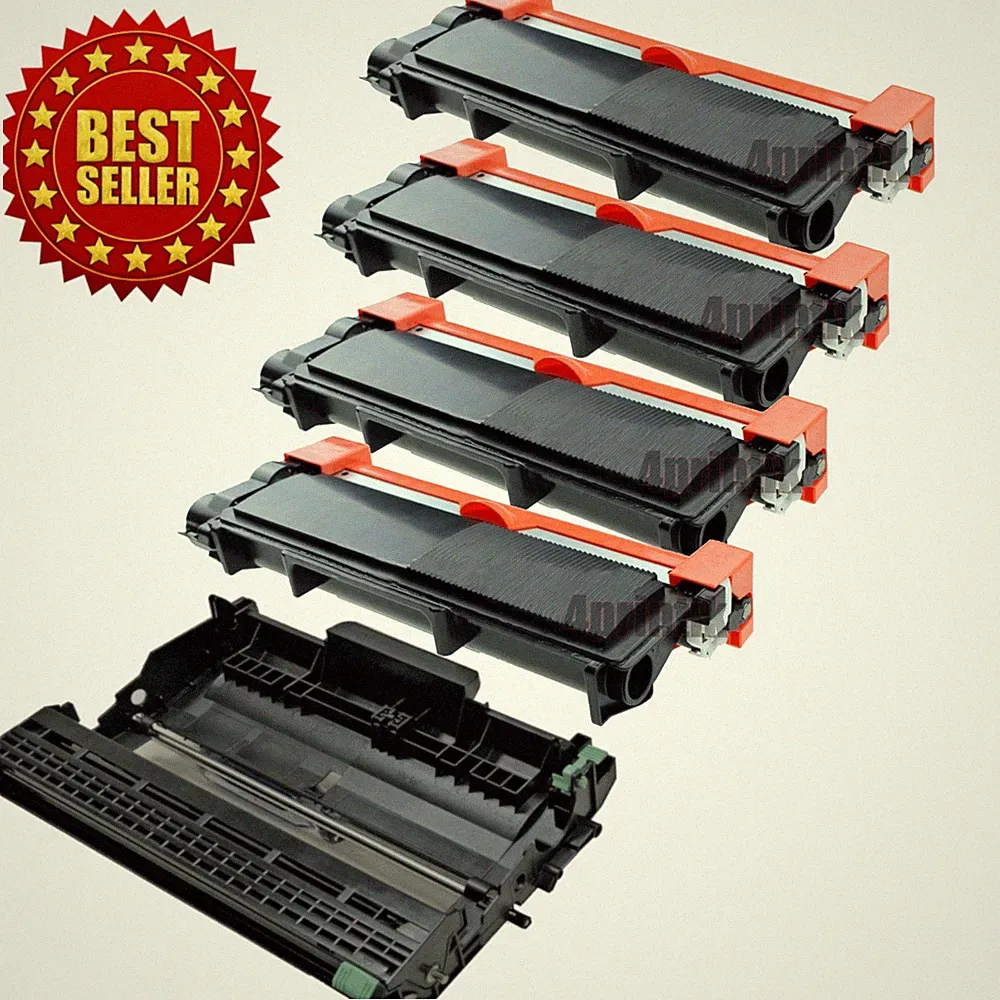4 TN660 + 1 DR630 Toner Drum for Brother MFC-L2700DW MFC-L2740DW DR660 Printer