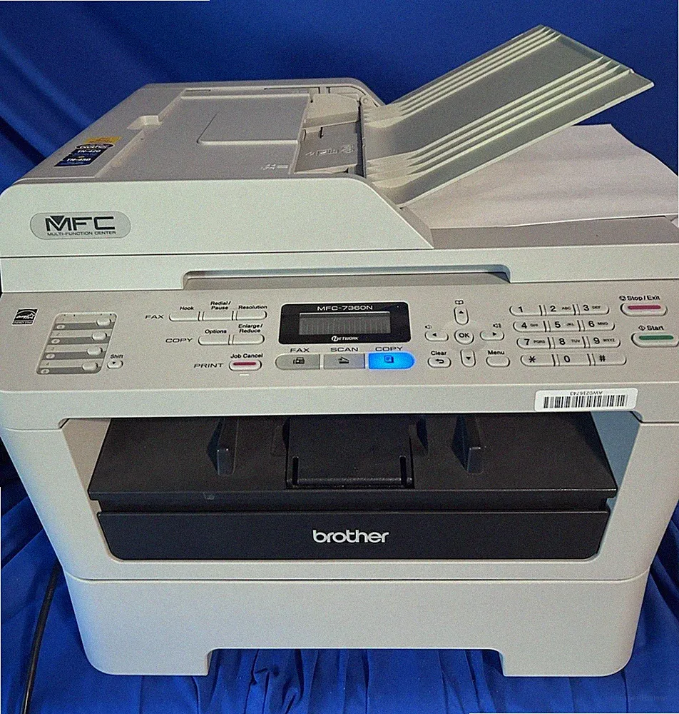 Brother MFC 7360N All In One Laser Printer Scanner Copier Fax Machine Toner