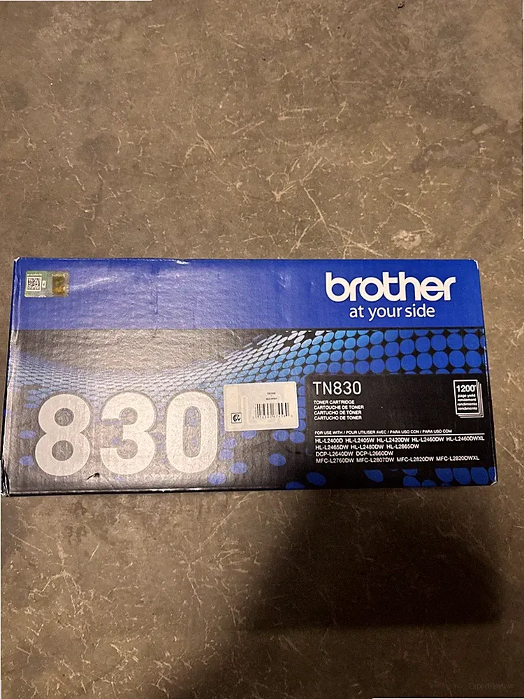 Brother TN-830 Black Toner Printer Ink Cartridge Genuine Original New Sealed
