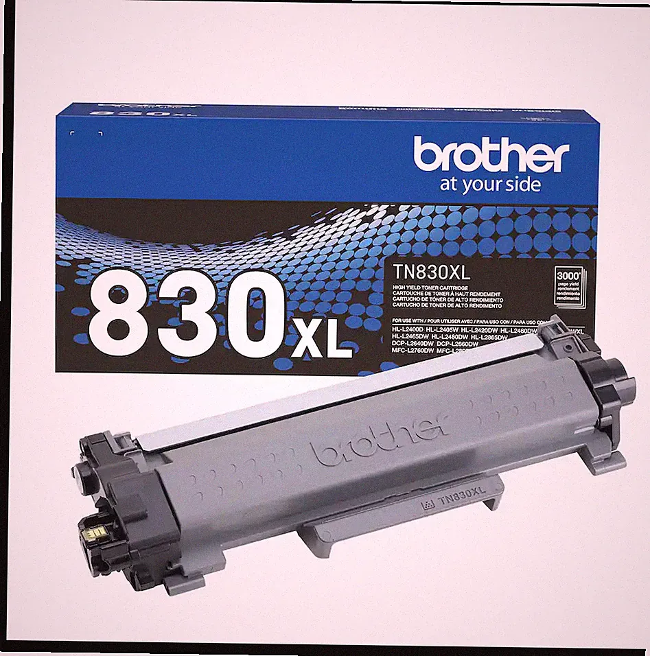 Brother - TN830XL High-Yield Toner Cartridge - Black--Free import fee-US Ware