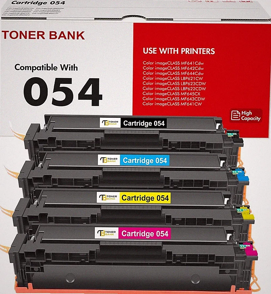 Cartridge 054 CRG-054 4 Pack Canon ImageCLASS MF644Cdw Toner MF642C Work