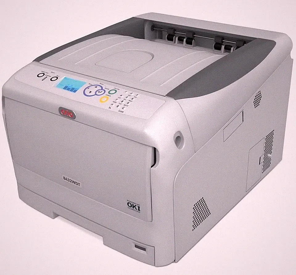Crio 8432WDT White Toner Transfer Printer. Includes 11"x17" Forever Dark Paper