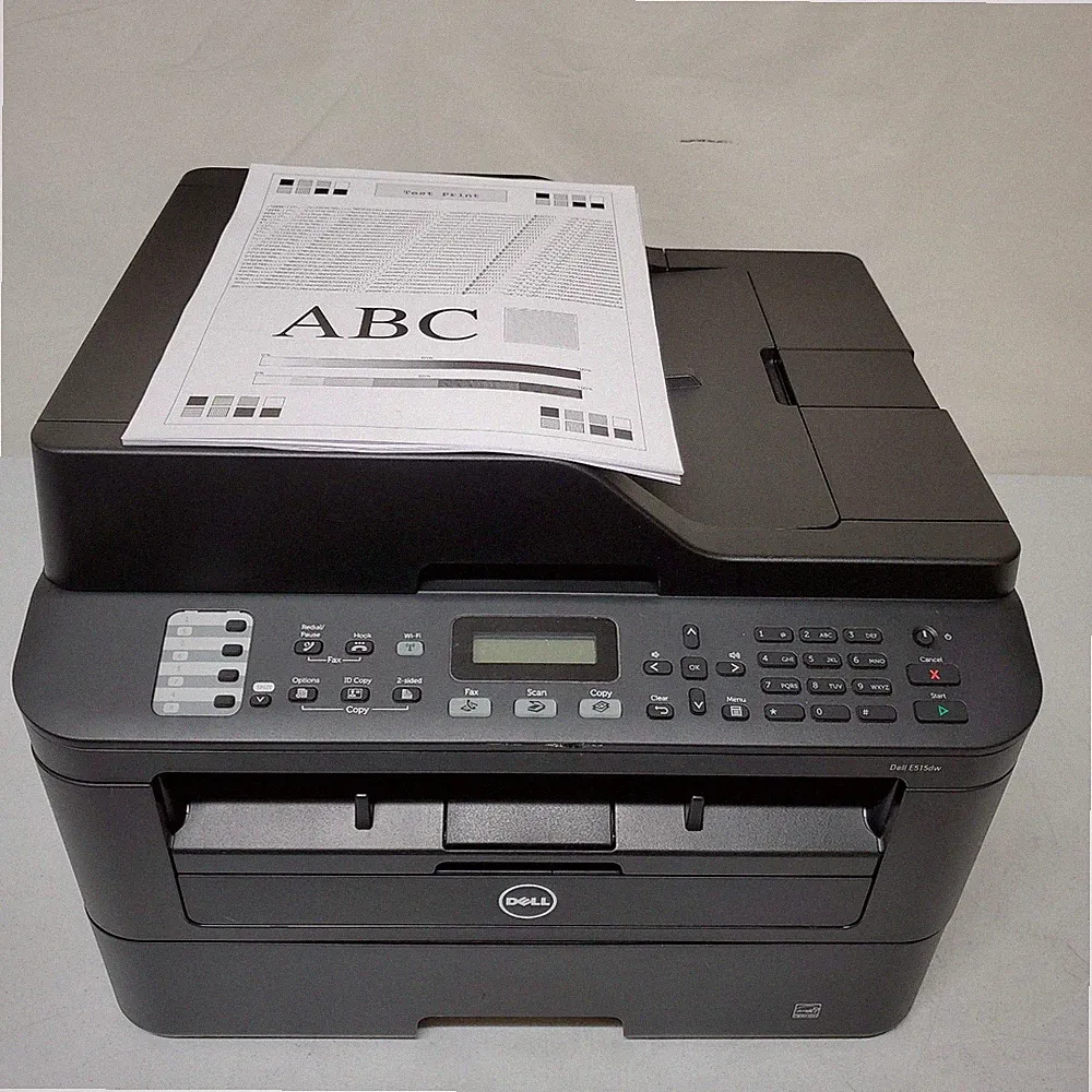 Dell E515dw Monochrome Laser Printer 9K Pg Ct W/Toner All-In-One Wi-Fi Duplex
