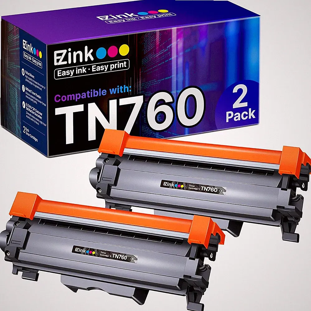 E-Z Ink TN760 Toner for Brother Printer Compatible for Brother TN-760 TN730 TN-7