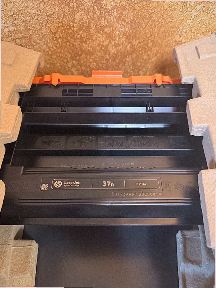 GENUINE HP 37A CF237A BLACK PRINTER TONER CARTRIDGE - OPEN BOX