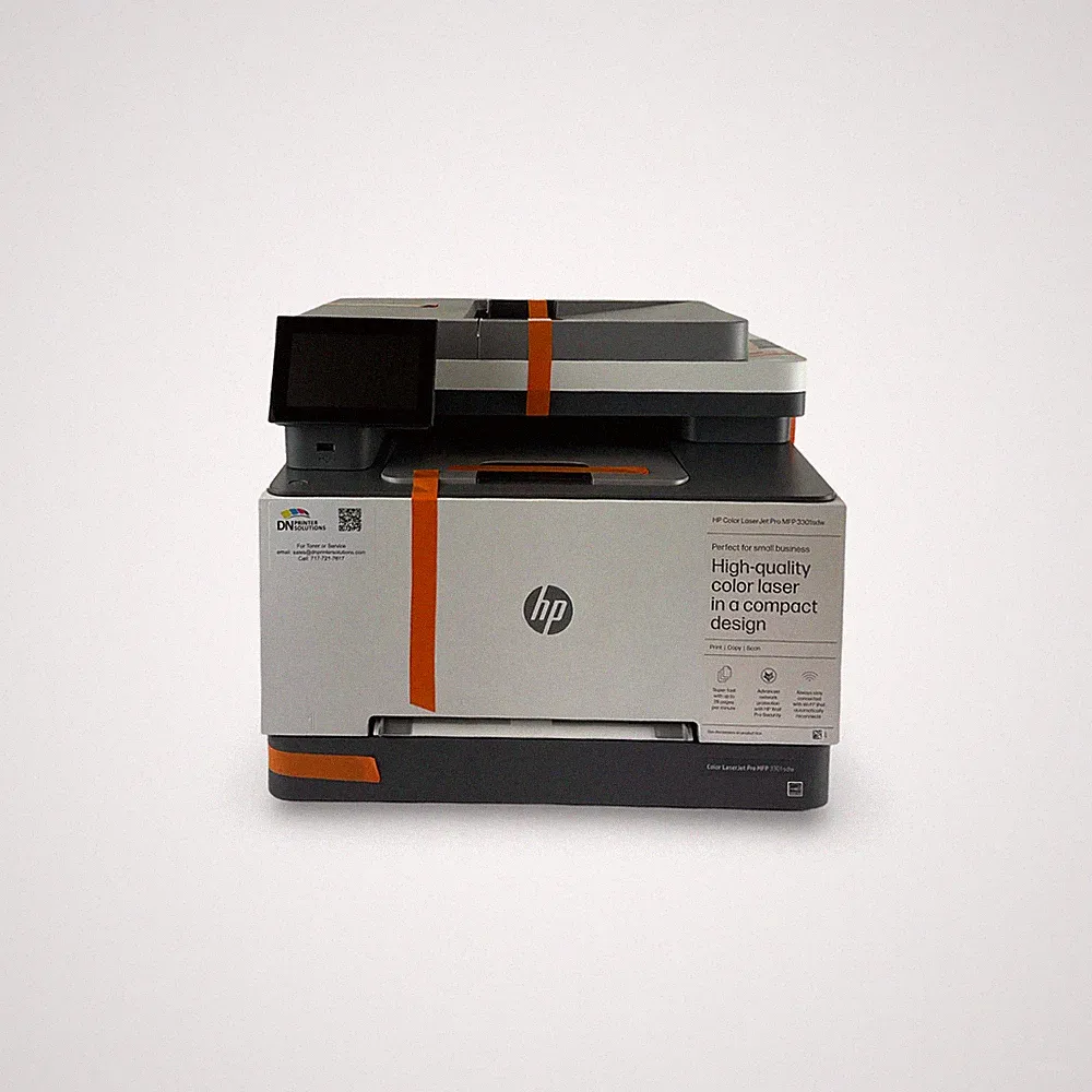 HP 3301SDW LaserJet Pro MFP Wireless Color Printer 499Q3F Toner Included