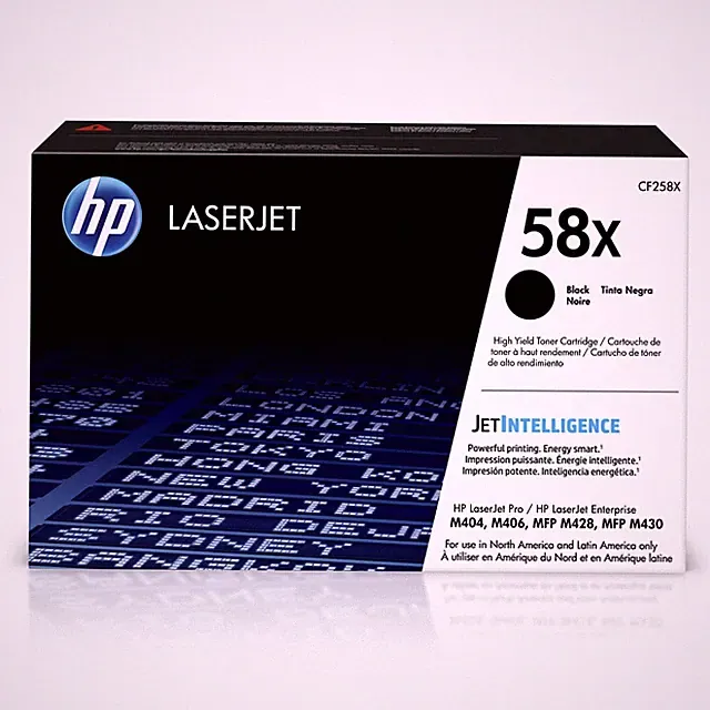 HP 58X (CF258X) Black High Yield Toner Cartridge For HP LaserJet