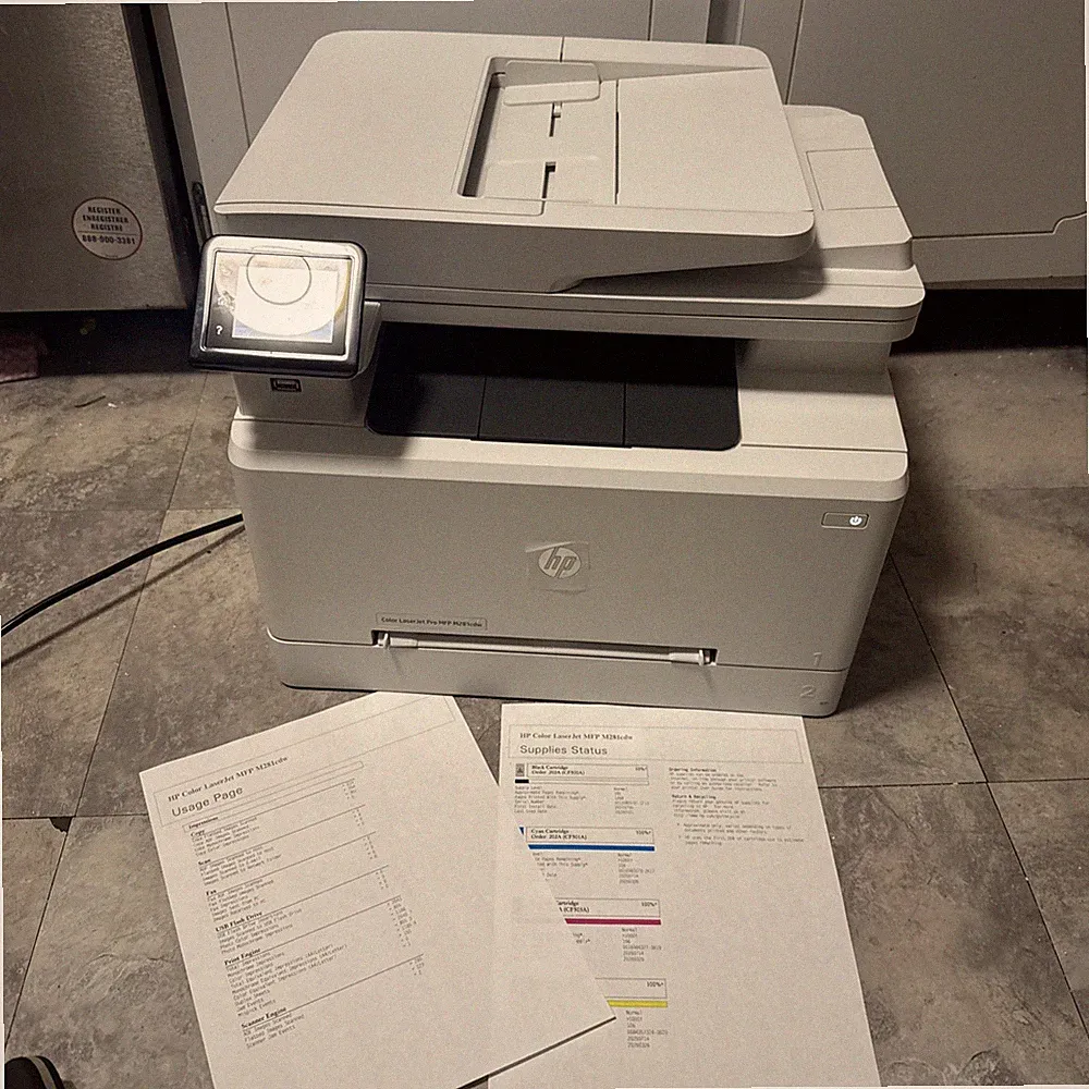 HP Color LaserJet Pro MFP M281cdw Printer with OEM Toner Fully Tested