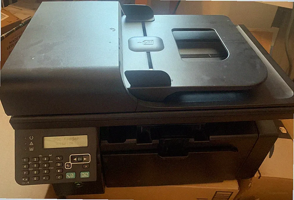 HP LaserJet Pro M1212nf MFP Laser Printer Scanner Fax - Toner Incl.