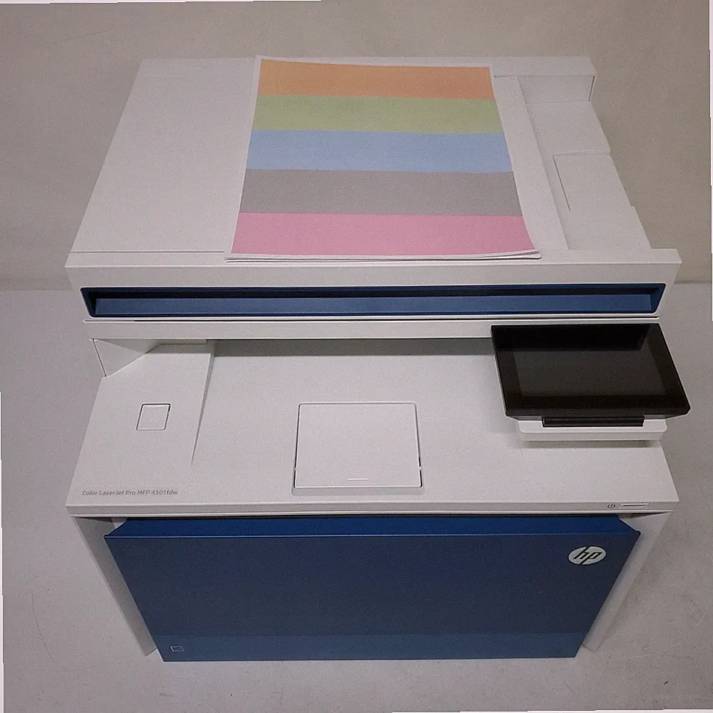 HP LaserJet Pro MFP 4301fdw Color Printer NO TONER 26K Pg Ct All-In-One