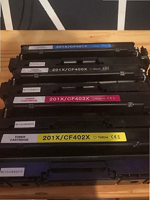 Hp Printer Toner Cartridges - Pack of 4 (Black/Cyan/Magenta/Yellow)