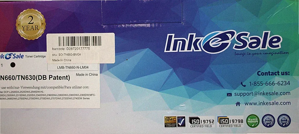 INK E SALE 4 Pack Black Color Replacement Toner Compatible Brother TN-660BK