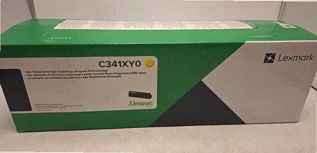 Lexmark Extra High Yield Toner Cartridge Yellow C341XY0 New Factory Sealed