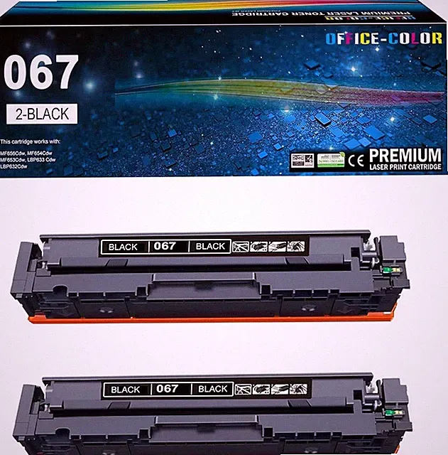 Office-Color 067 High Yield Black Toner Cartridge for Canon LBP632Cdw MF654Cdw