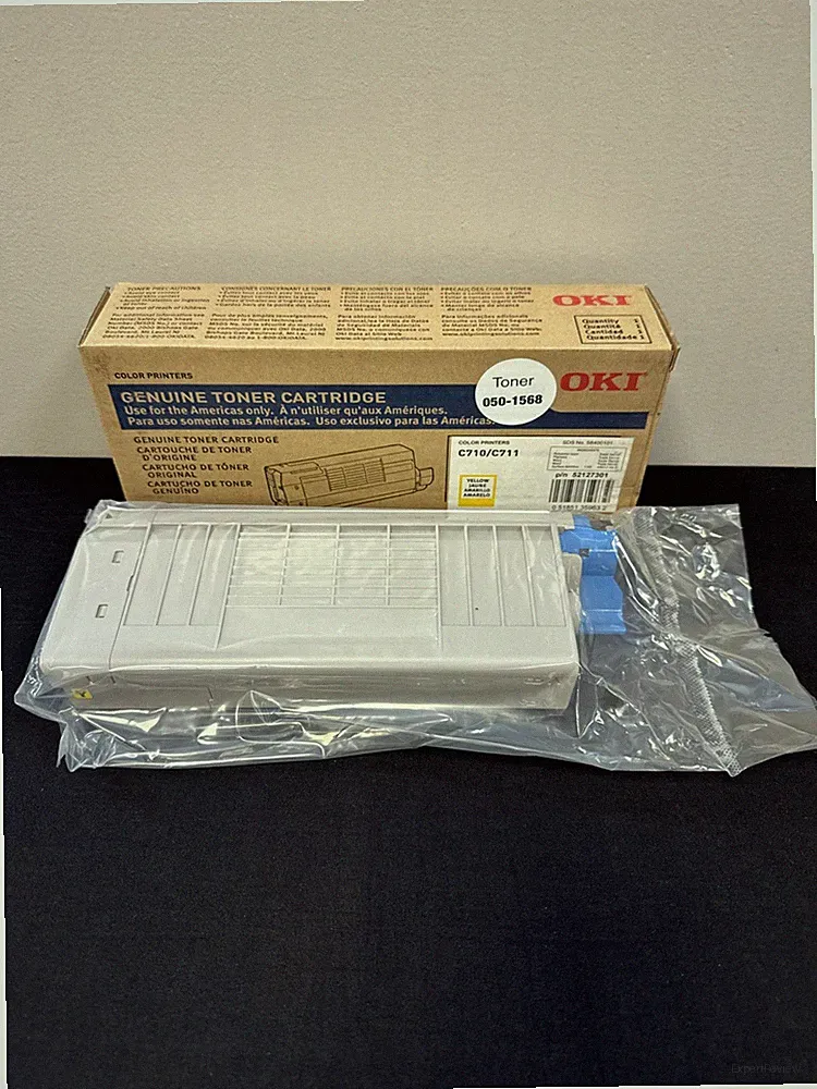 Oki 52127301 Ink Genuine Toner Cartridge Yellow C710 C711 For Color Printer