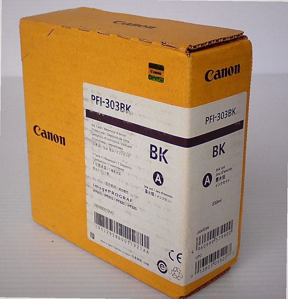 PFI-303BK (Black) 330ml Ink Tank Toner Printer Cartridge