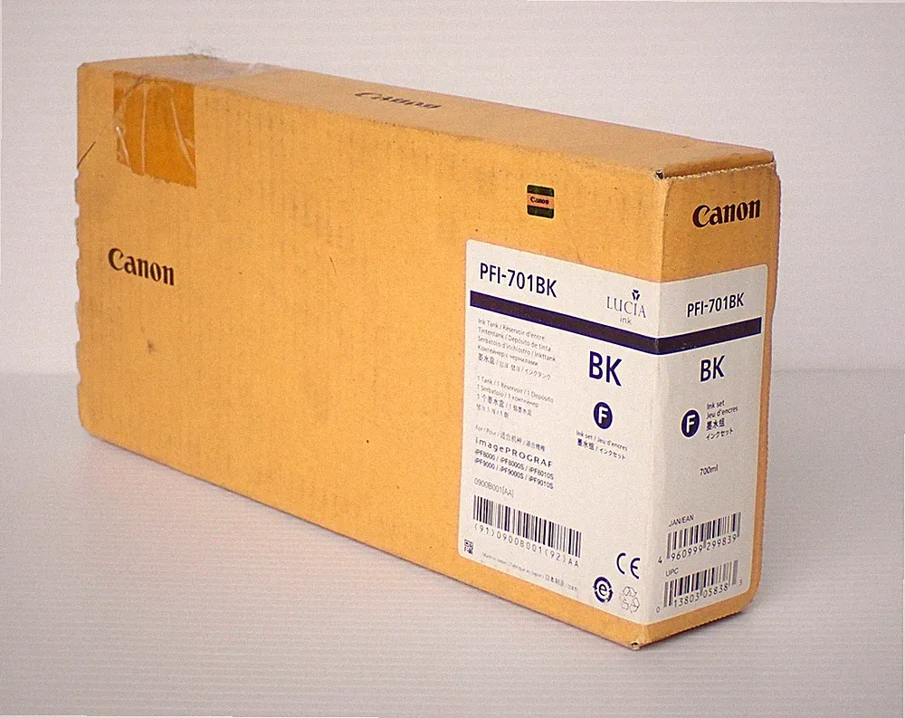 PFI-701BK (Black) 700ml Ink Tank Toner Printer Cartridge