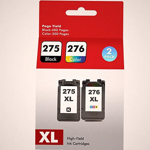 PG-275XL CL-276XL Ink compatible for Canon 275 276 PIXMA TS3520 TS3500 Printer