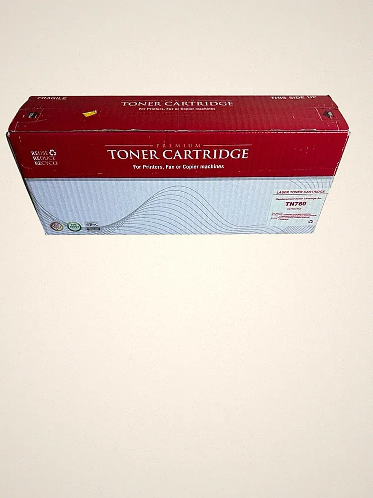 Premium Compatible TN760 Toner Cartridge Black High Yield For Brother Printers