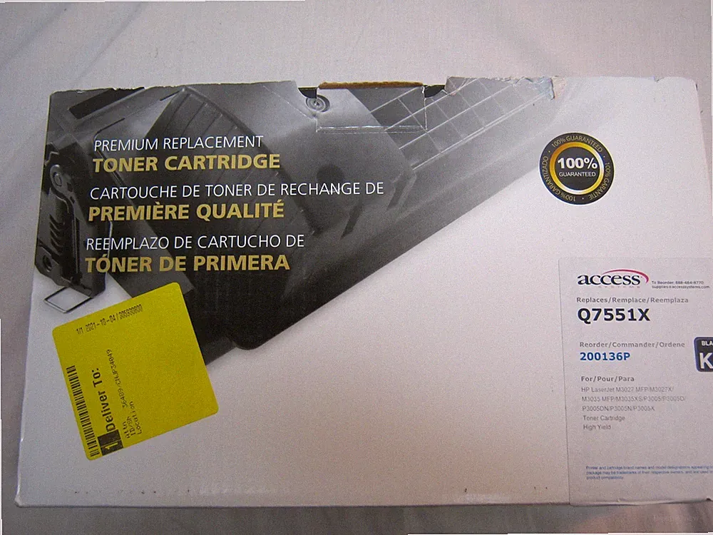 PREMIUM REPLACEMENT HP TONER CARTRIDGE FOR PRINTER SEE DESCRIPTION