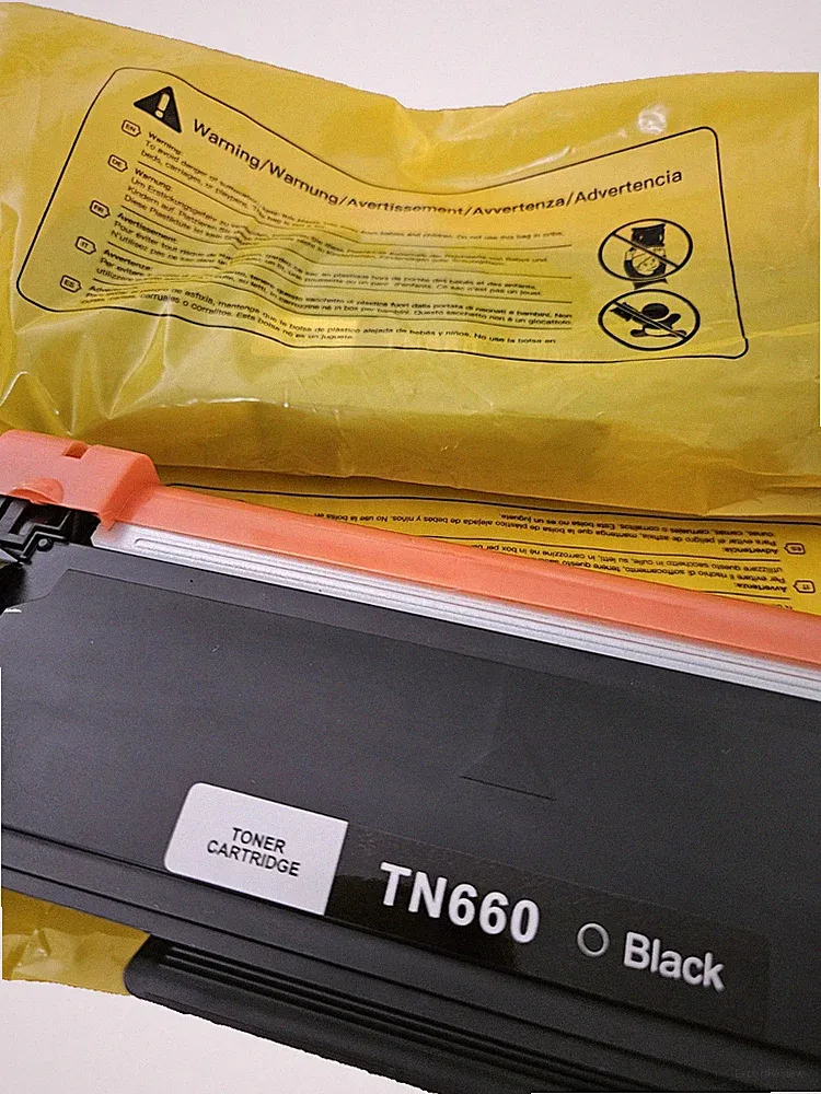 Printer Ink2-Brother TN660 High Yield Toner Cartridge-Black