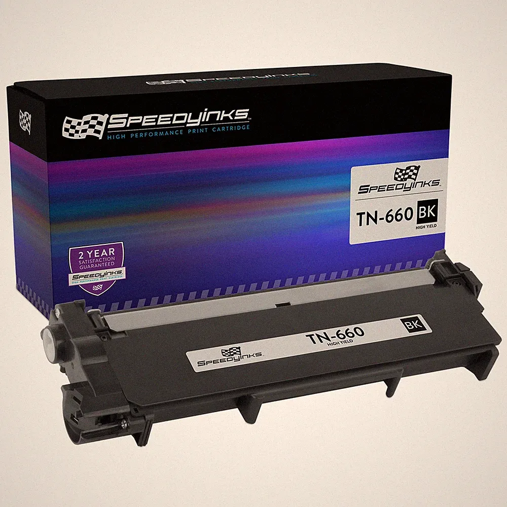 TN660 For Brother Black Toner Cartridge High Yield MFC-L2740DW L2700DW Printer