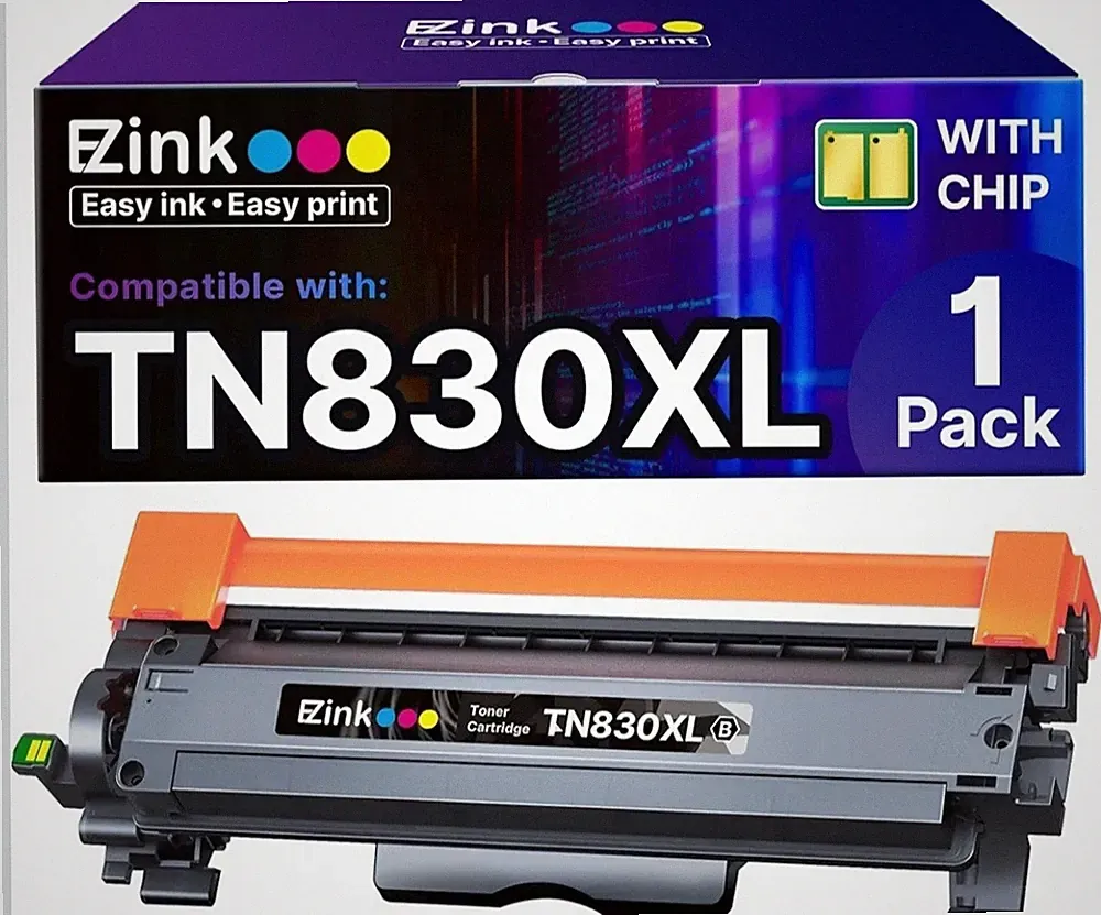 TN830XL TN830 TN830 XL 1 Pack Black Toner Replacement for Brother Printer
